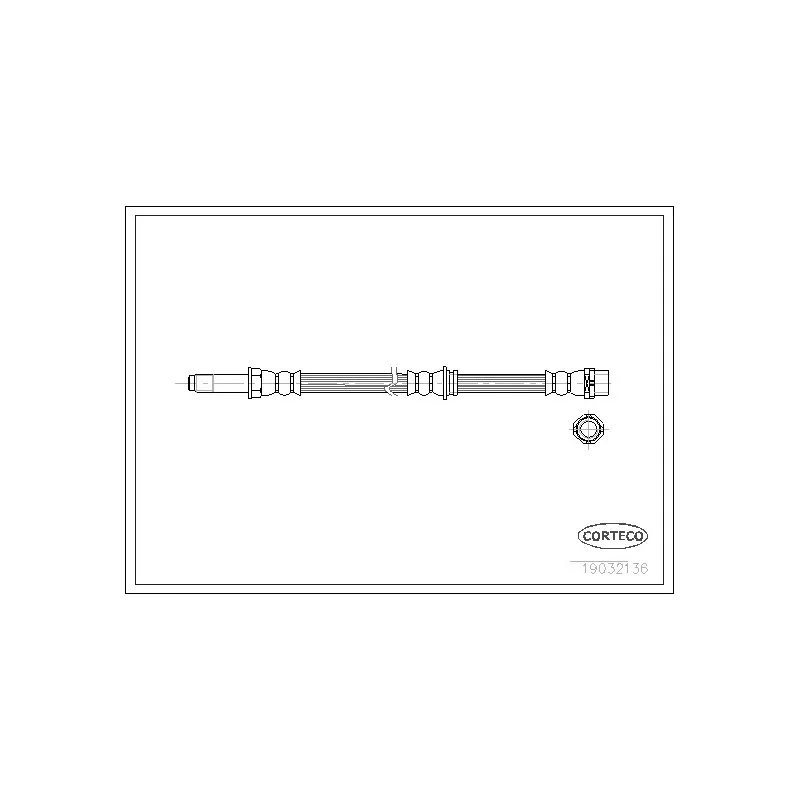 Flexible de frein CORTECO 19032136