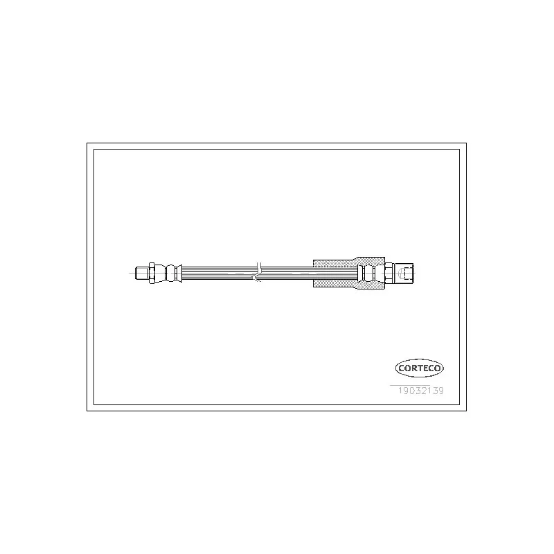 Flexible de frein CORTECO 19032139