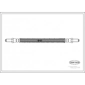 Flexible de frein CORTECO 19032144