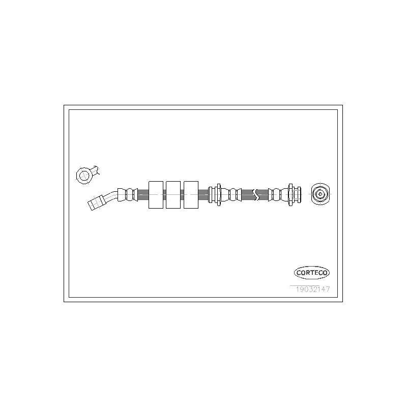 Flexible de frein CORTECO 19032147