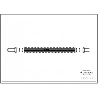 Flexible de frein CORTECO 19032149