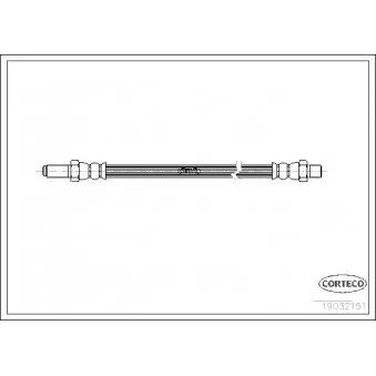 Flexible de frein CORTECO 19032151