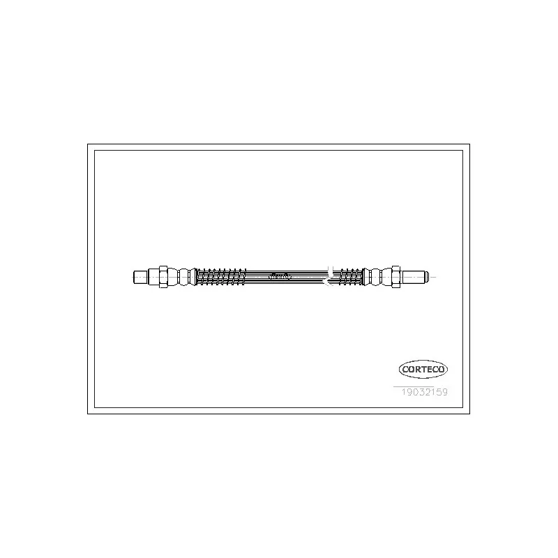 Flexible de frein CORTECO 19032159
