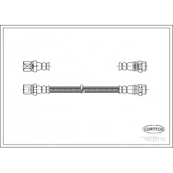 Flexible de frein CORTECO 19032170