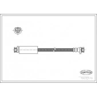 Flexible de frein CORTECO 19032179