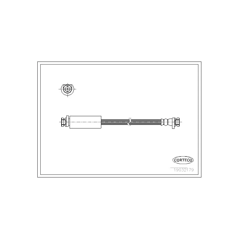 Flexible de frein CORTECO 19032179