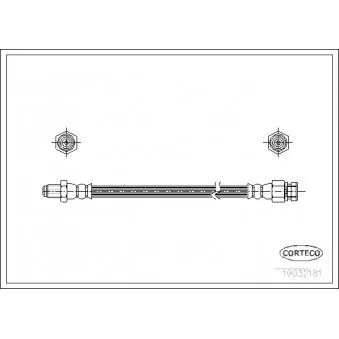 Flexible de frein CORTECO 19032181