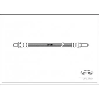 Flexible de frein CORTECO 19032184