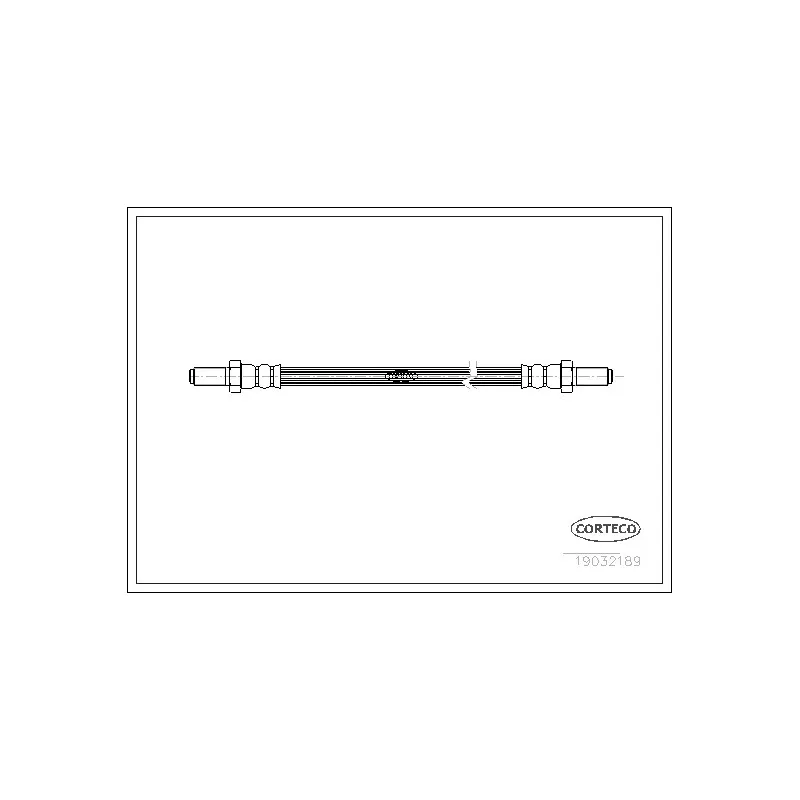Flexible de frein CORTECO 19032189