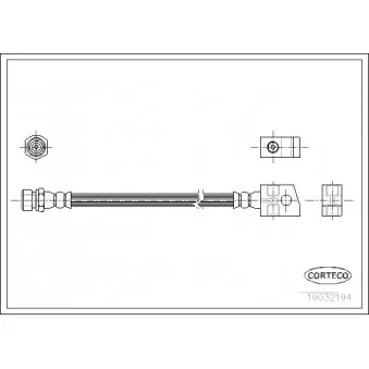 Flexible de frein CORTECO 19032194