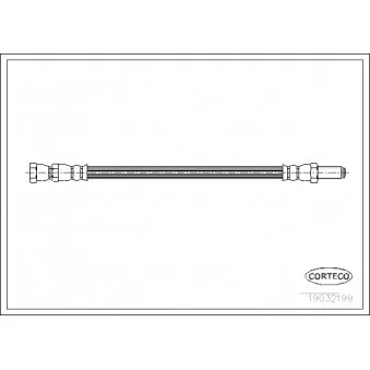 Flexible de frein CORTECO 19032199