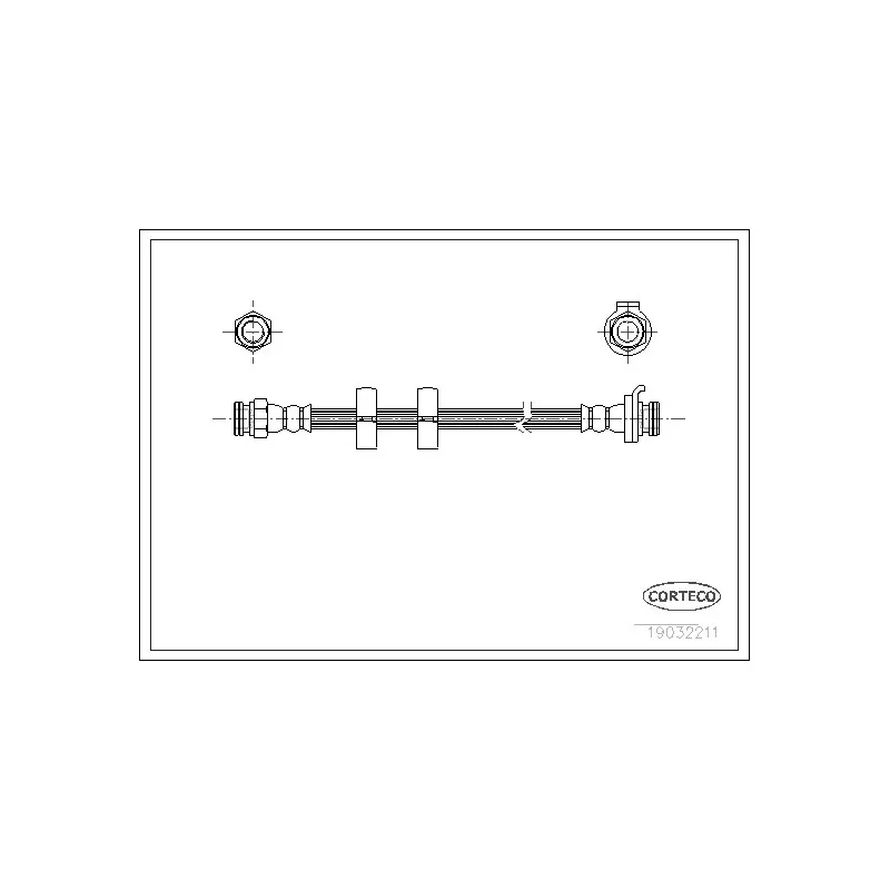 Flexible de frein CORTECO 19032211