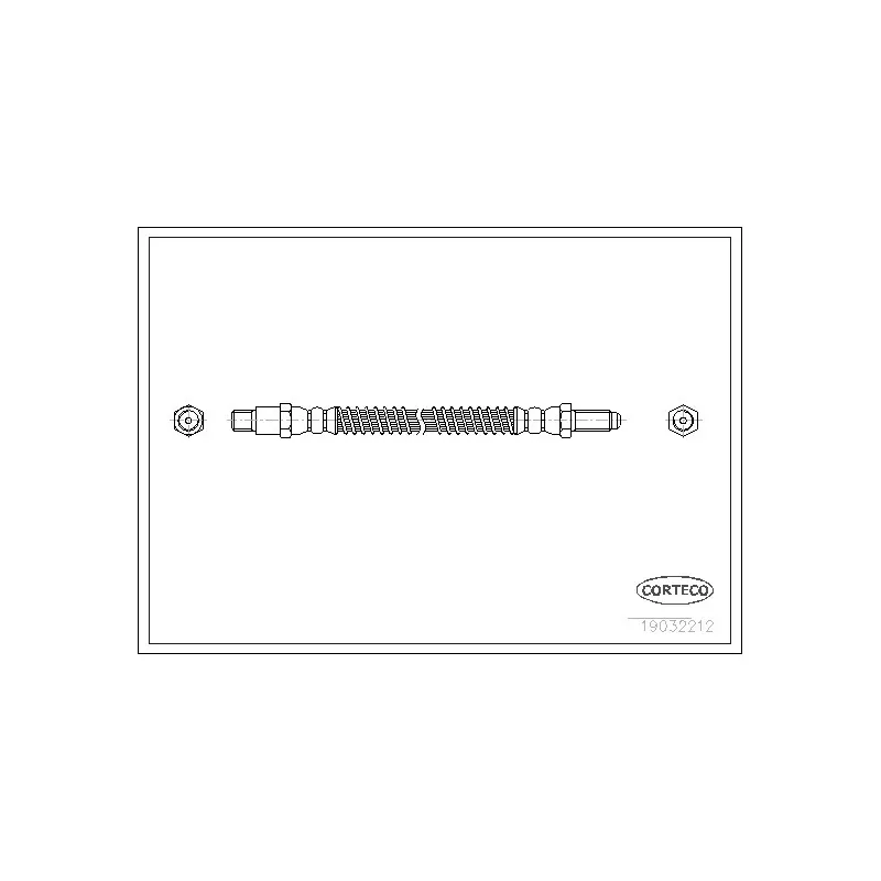 Flexible de frein CORTECO 19032212