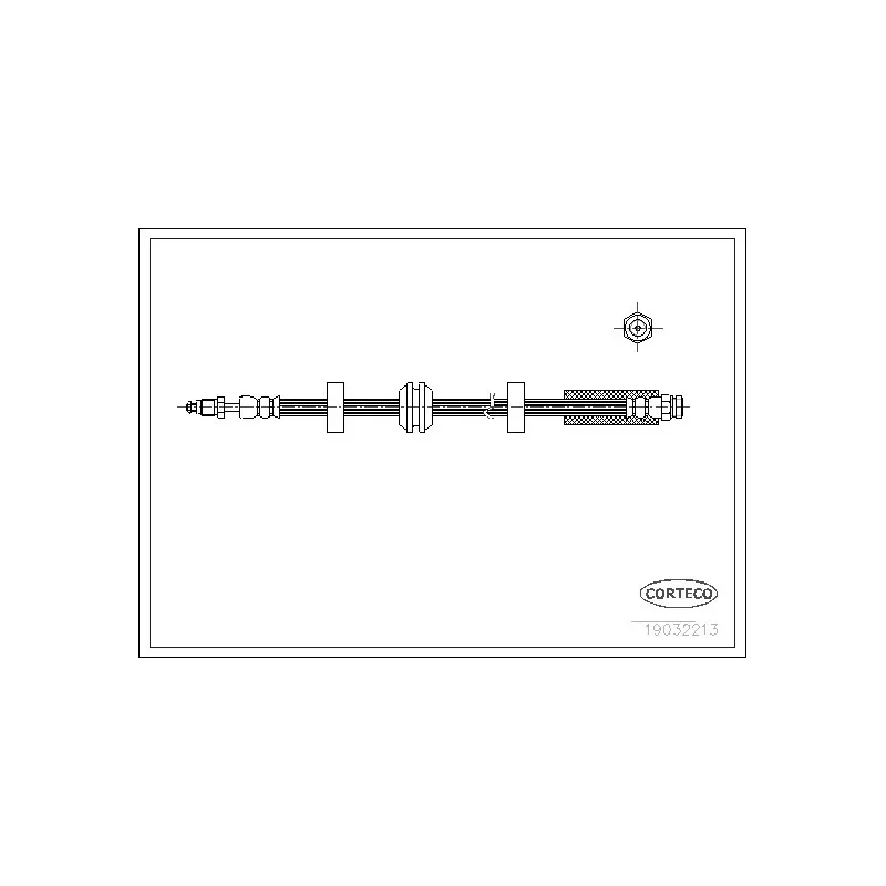 Flexible de frein CORTECO 19032213