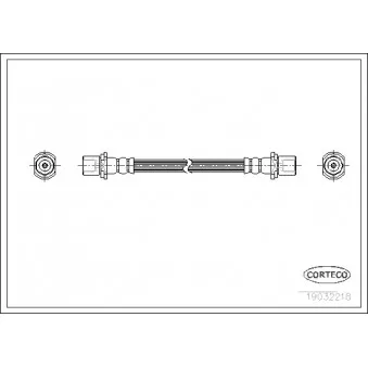 Flexible de frein CORTECO 19032218