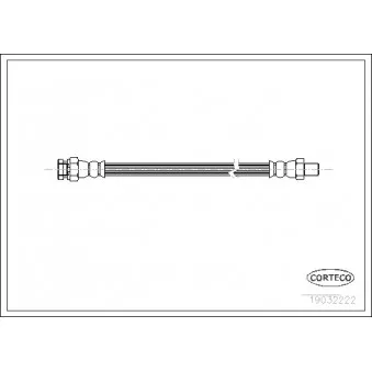 Flexible de frein CORTECO 19032222