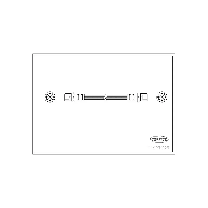 Flexible de frein CORTECO 19032225
