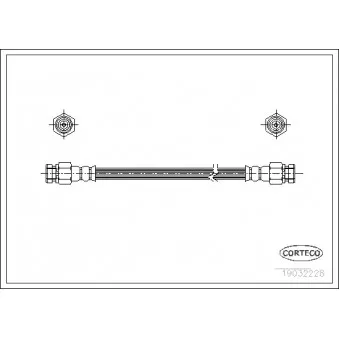 Flexible de frein CORTECO 19032228