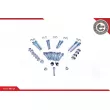 Kit de réparation, bras triangulaire ESEN SKV 04SKV117 - Visuel 1