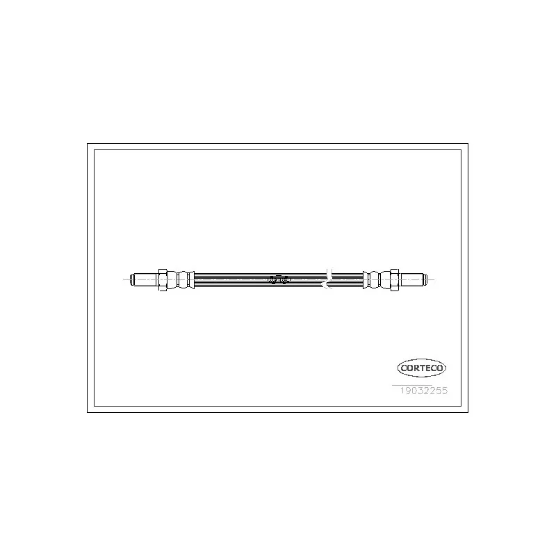 Flexible de frein CORTECO 19032255