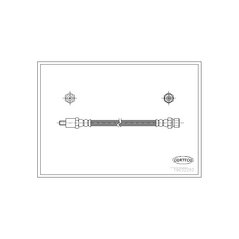 Flexible de frein CORTECO 19032262
