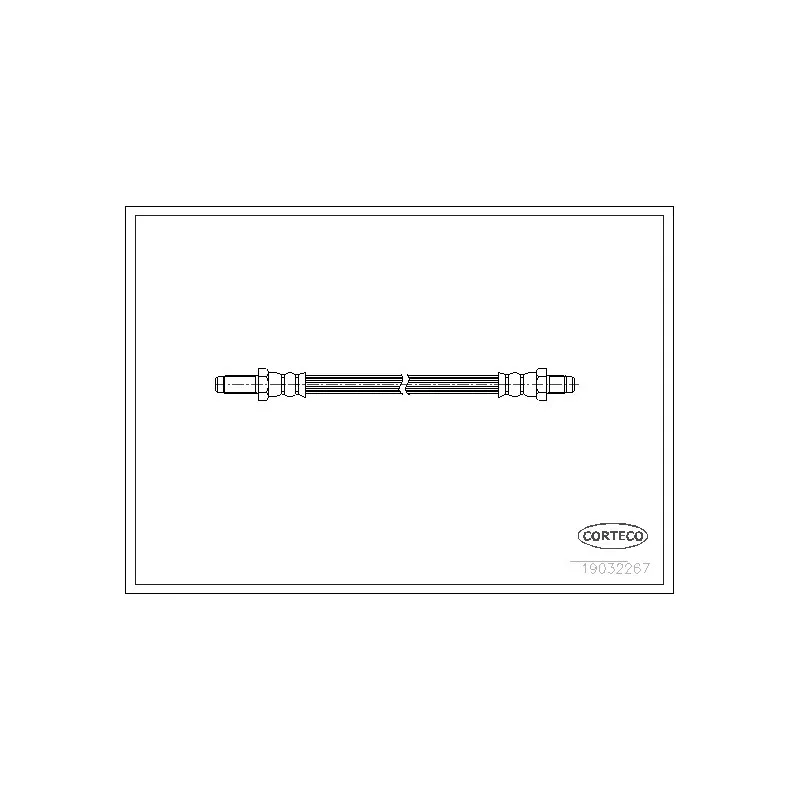 Flexible de frein CORTECO 19032267