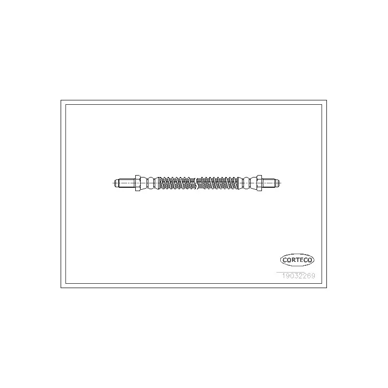 Flexible de frein CORTECO 19032269