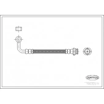 Flexible de frein CORTECO 19032271