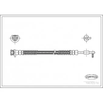 Flexible de frein CORTECO 19032279