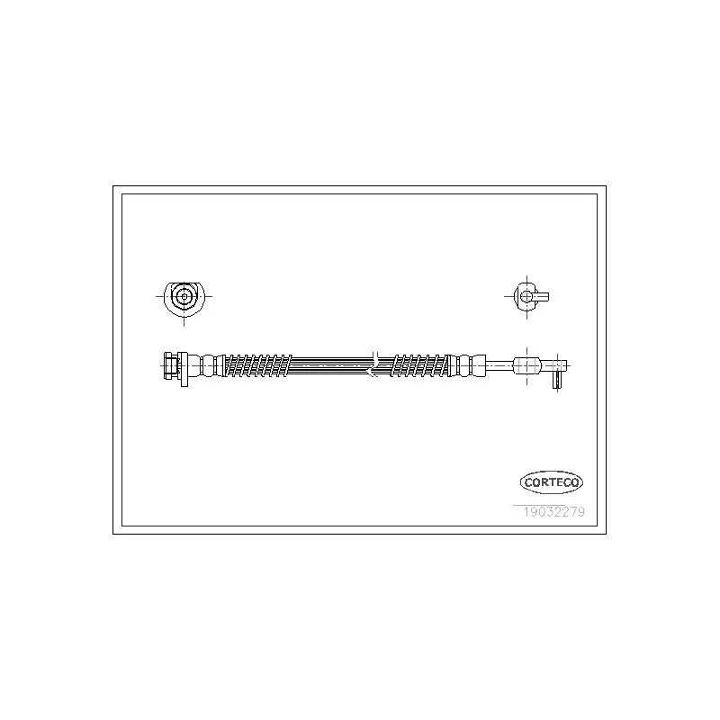 Flexible de frein CORTECO 19032279