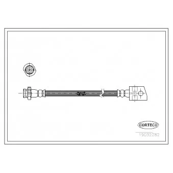 Flexible de frein CORTECO 19032282