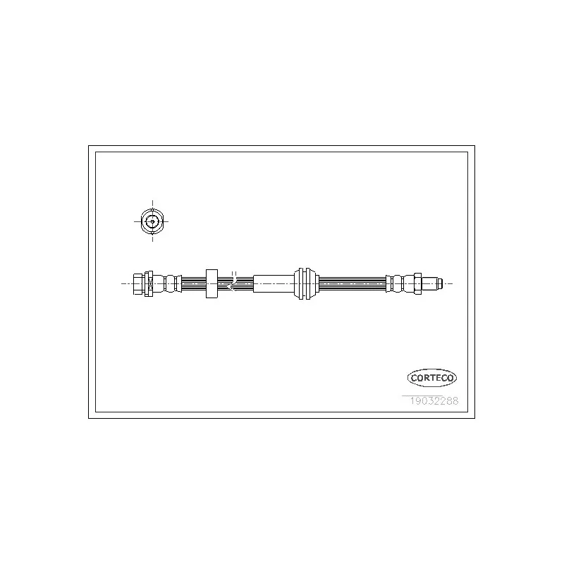 Flexible de frein CORTECO 19032288