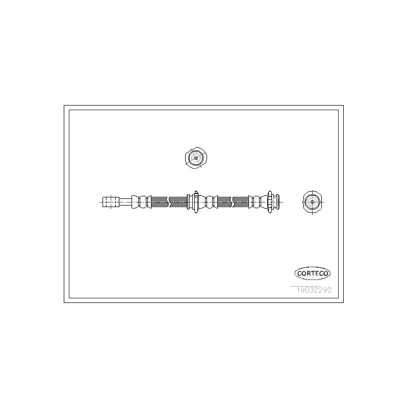 Flexible de frein CORTECO 19032292