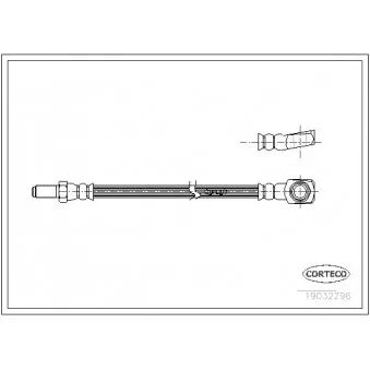 Flexible de frein CORTECO 19032296
