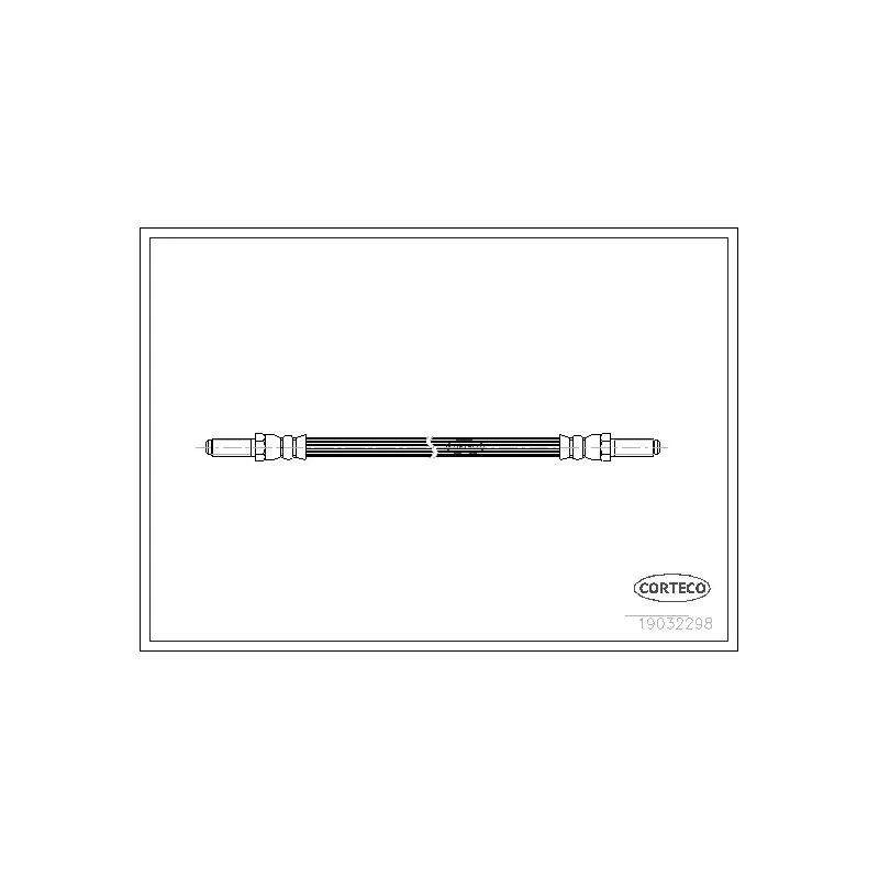Flexible de frein CORTECO 19032298