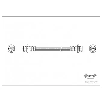 Flexible de frein CORTECO 19032302