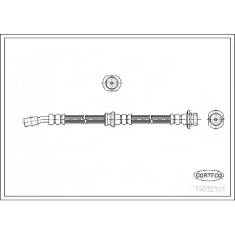 Flexible de frein CORTECO 19032303