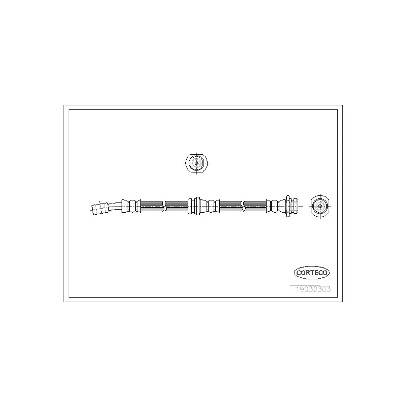 Flexible de frein CORTECO 19032303