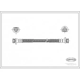 Flexible de frein CORTECO 19032315