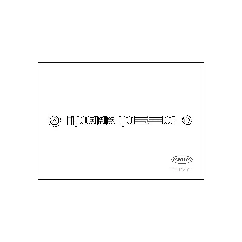 Flexible de frein CORTECO 19032319