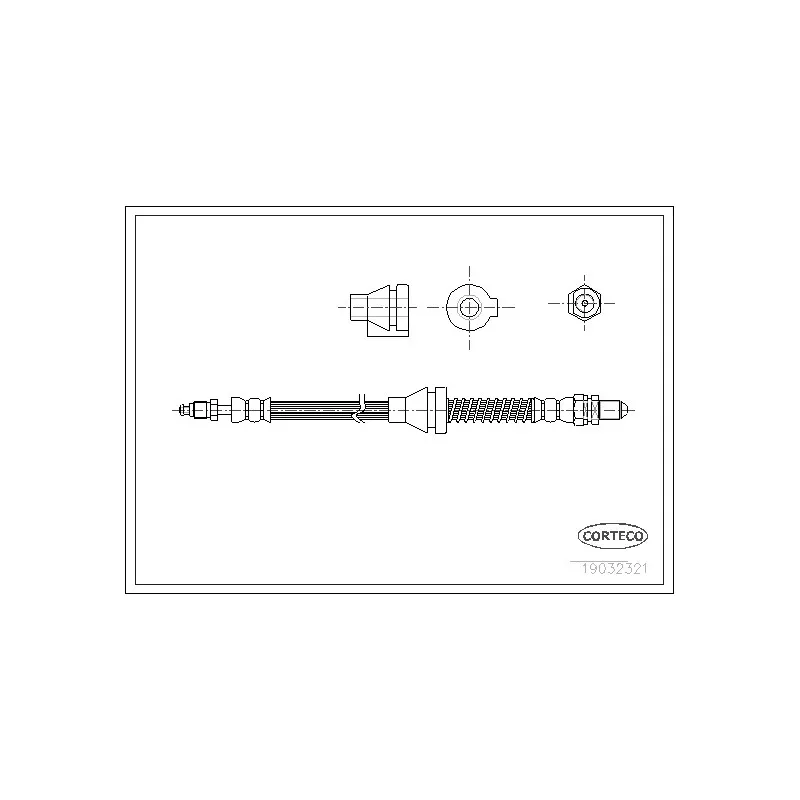 Flexible de frein CORTECO 19032321