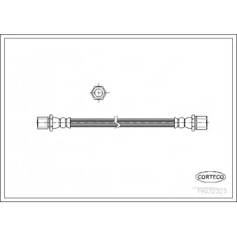 Flexible de frein CORTECO 19032323