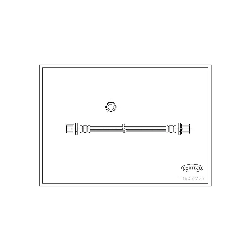 Flexible de frein CORTECO 19032323