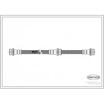 Flexible de frein CORTECO 19032365