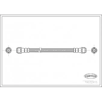Flexible de frein CORTECO 19032415