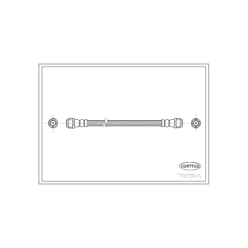 Flexible de frein CORTECO 19032415