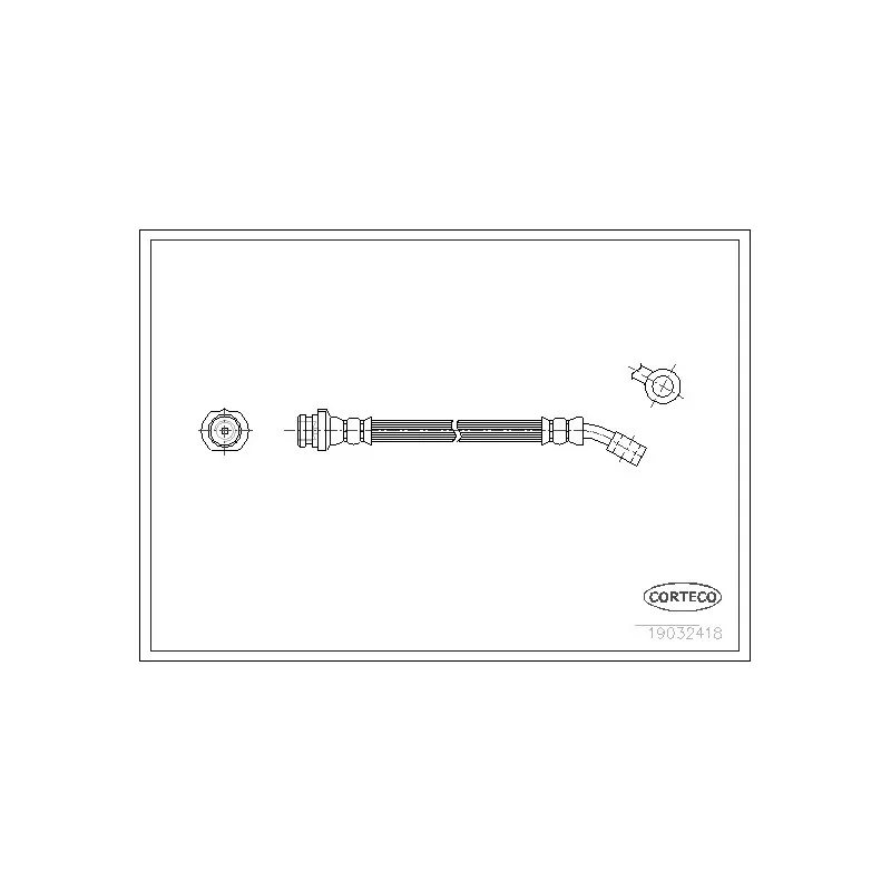 Flexible de frein CORTECO 19032418