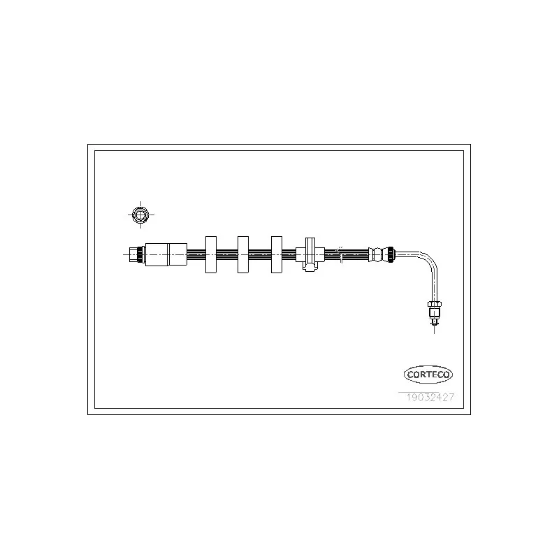 Flexible de frein CORTECO 19032427