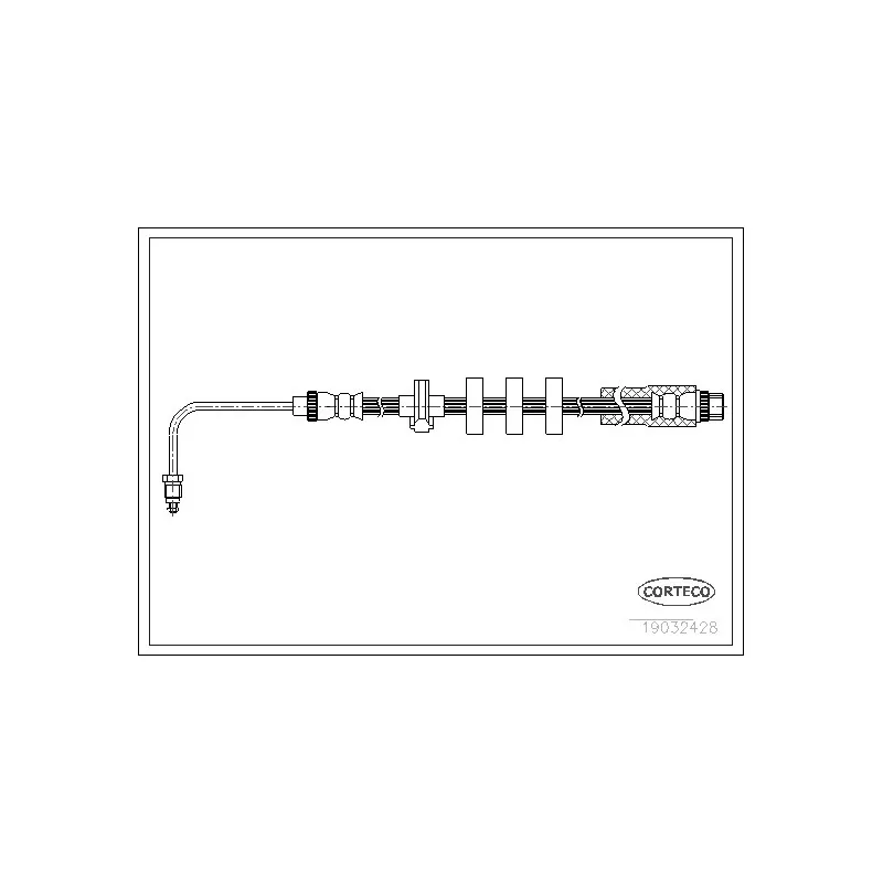 Flexible de frein CORTECO 19032428