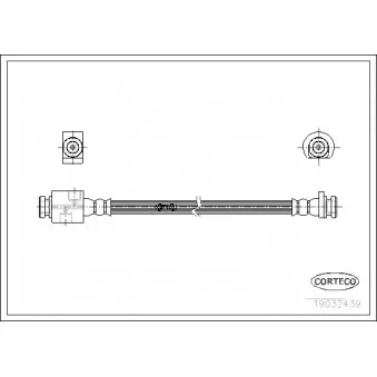 Flexible de frein CORTECO 19032439